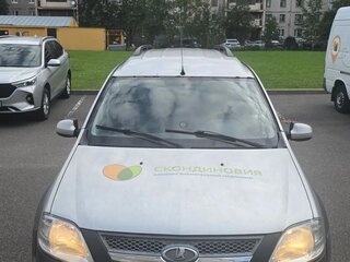 2017 Lada (ВАЗ) Largus Cross I, серебристый, 600000 рублей, вид 2
