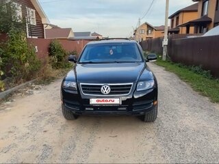 2004 Volkswagen Touareg I, чёрный, 725000 рублей, вид 1
