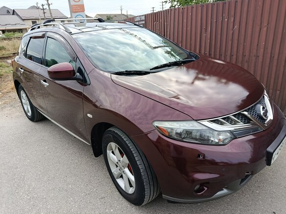 2012 Nissan Murano II (Z51) Рестайлинг 2, пурпурный - вид 1