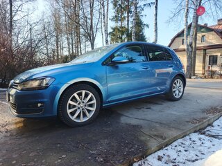 2015 Volkswagen Golf VII, голубой, 1370000 рублей, вид 1