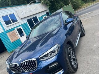 2019 BMW X4 20i II (G02), синий, 4200000 рублей, вид 2