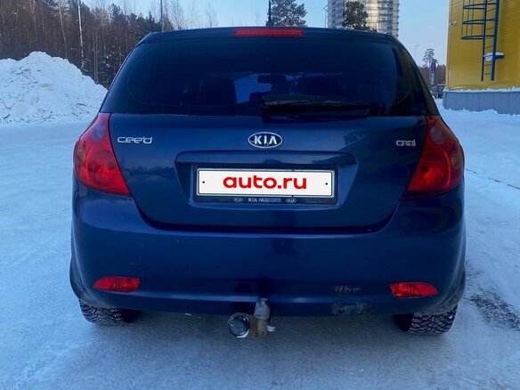 2008 Kia Ceed I, синий, 600000 рублей - вид 6