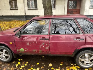 1997 Lada (ВАЗ) 2109, красный, 130000 рублей, вид 4