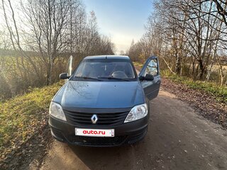 2013 Renault Logan I Рестайлинг, синий, 460000 рублей, вид 2
