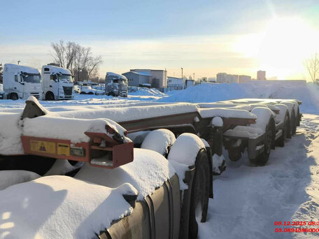 2024 Grunwald Полуприцеп бортовой, красный, 2179000 рублей, вид 4