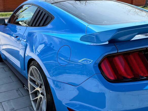 2017 Ford Mustang VI, голубой - вид 8