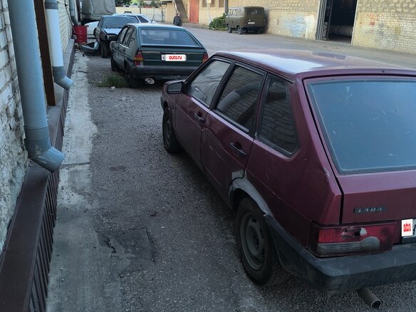 1998 Lada (ВАЗ) 2109, красный, 90000 рублей - вид 2