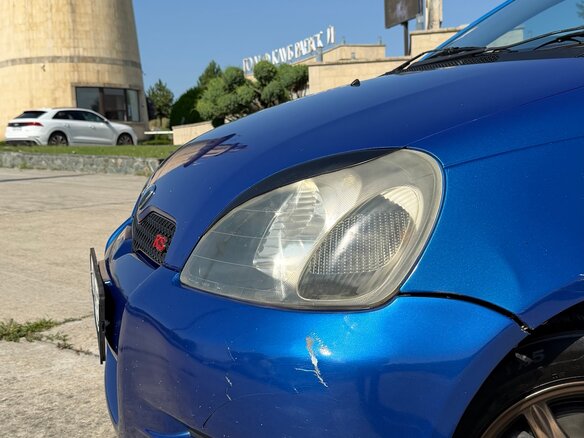 2000 Toyota Vitz I (P10), синий, 500000 рублей - вид 19