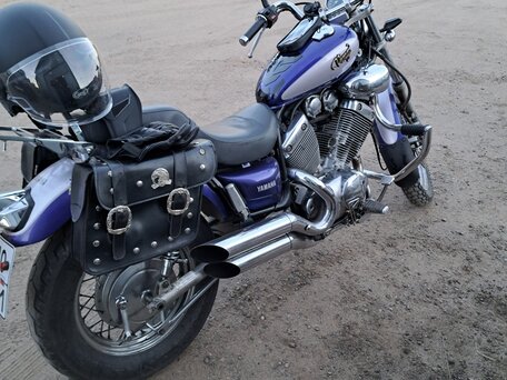 1992 Yamaha XV400 Virago, синий, 230000 рублей, вид 2