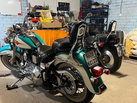 1991 Harley-Davidson Heritage Classic, зелёный, 1100000 рублей, вид 3