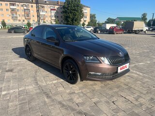 2017 Skoda Octavia III (A7) Рестайлинг, коричневый, 2090000 рублей, вид 3