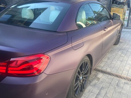 2019 BMW 4 серии 420i F32/F33/F36 Рестайлинг, фиолетовый, 3900000 рублей, вид 4