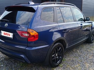 2006 BMW X3 25i I (E83), синий, 1190000 рублей, вид 3