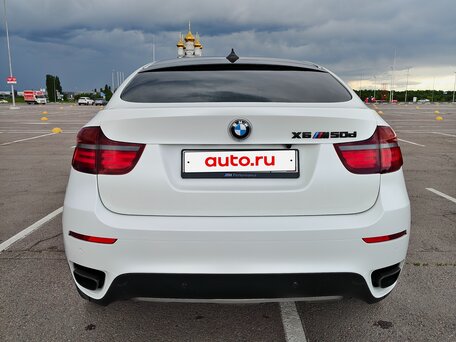 2013 BMW X6 M50d I (E71) Рестайлинг, белый, 1990000 рублей, вид 5