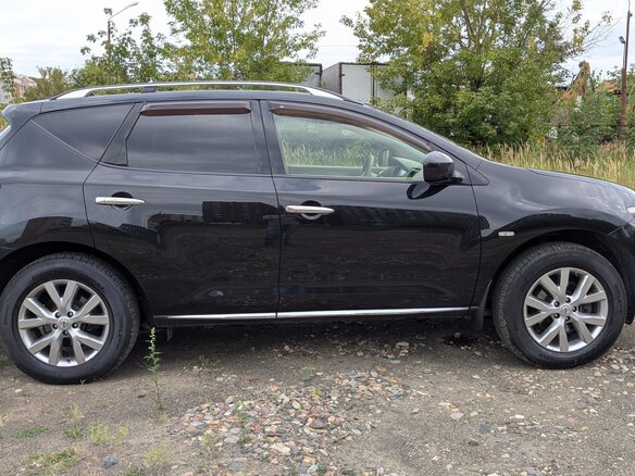 2012 Nissan Murano II (Z51) Рестайлинг 2, чёрный - вид 4