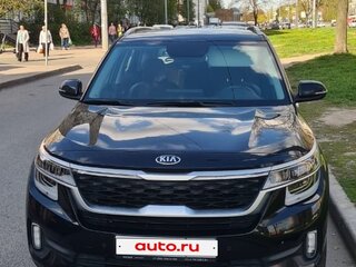 2020 Kia Seltos I, чёрный, 2320000 рублей, вид 4