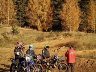 2017 Yamaha YZ125, синий, 460000 рублей, вид 3