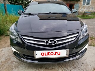 2014 Hyundai Solaris I Рестайлинг, чёрный, 630000 рублей, вид 1