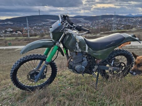 1995 Kawasaki KLX 250, зелёный, 118000 рублей, вид 3