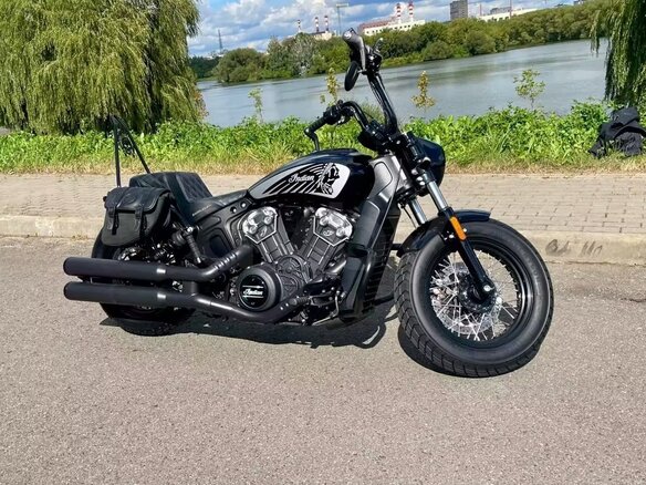 2022 Indian Scout, чёрный, 1163196 рублей - вид 5