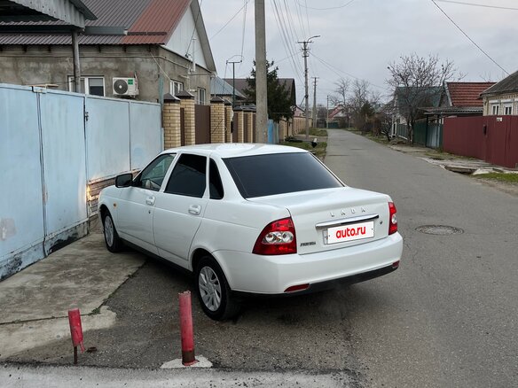 2016 Lada (ВАЗ) Priora I Рестайлинг, белый, 585000 рублей - вид 6