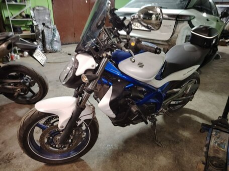 2011 Suzuki SFV 400 Gladius, синий, 300000 рублей, вид 5