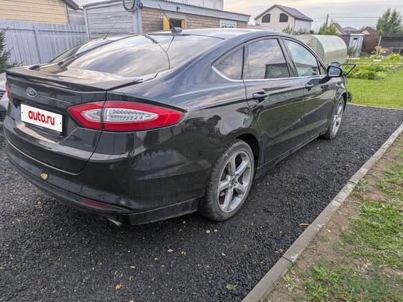 2013 Ford Fusion (North America) II, чёрный - вид 4