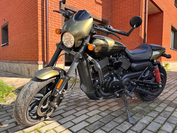 2017 Harley-Davidson Street Rod, зелёный, 520000 рублей - вид 11