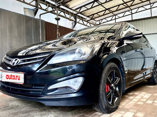 2015 Hyundai Solaris I Рестайлинг, чёрный, 1160000 рублей, вид 3