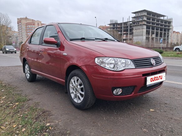 2008 Fiat Albea I Рестайлинг, красный, 570000 рублей