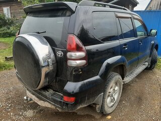 2005 Toyota Land Cruiser Prado 5-speed 120 Series, чёрный, 1900000 рублей, вид 4