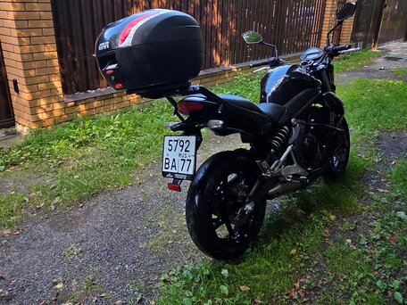 2012 Kawasaki ER-4N, чёрный, 350000 рублей, вид 5
