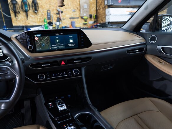 2020 Hyundai Sonata VIII (DN8), синий, 2900000 рублей - вид 11