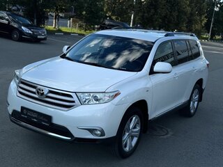 2012 Toyota Highlander II (XU40) Рестайлинг, белый, 1870000 рублей, вид 5