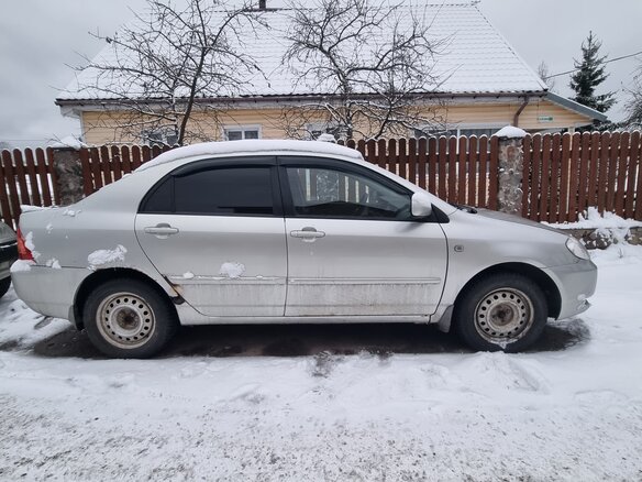 2005 Toyota Corolla IX (E120, E130) Рестайлинг, серебристый, 280000 рублей - вид 6