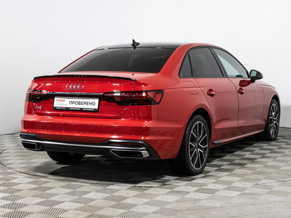 2020 Audi A4 35 TFSI V (B9) Рестайлинг, красный - вид 38