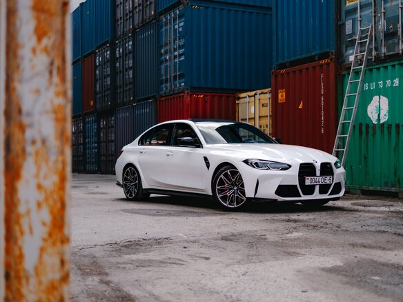 2021 BMW M3 Competition Package VI (G80), белый, 6669836 рублей - вид 14