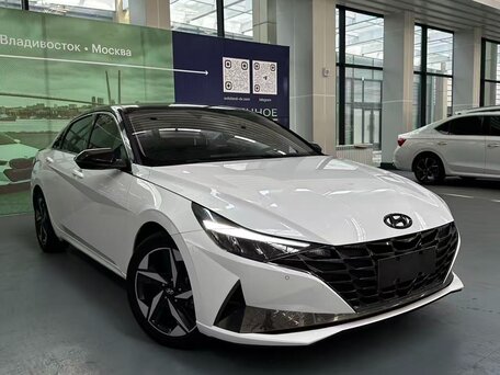 2022 Hyundai Elantra VII (CN7), белый, 1722600 рублей, вид 3
