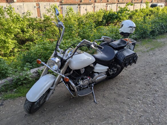 2001 Yamaha XVS1100, белый, 565000 рублей - вид 7