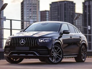 2021 Mercedes-Benz GLE Coupe 400 d II (C167), чёрный, 9290000 рублей, вид 2
