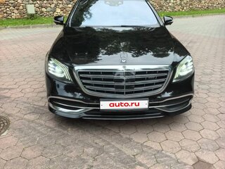 2018 Mercedes-Benz Maybach S-Класс 450 I (X222) Рестайлинг, чёрный, 5950000 рублей, вид 4