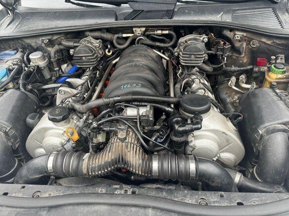 2004 Porsche Cayenne Turbo I (955), серый, 900000 рублей - вид 10