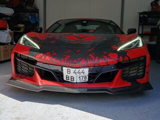 2021 Chevrolet Corvette Stingray C8, красный, 12000000 рублей, вид 3