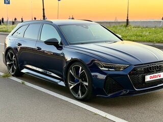 2021 Audi RS 6 IV (C8), синий, 12950000 рублей, вид 4