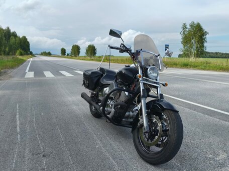 2003 Yamaha XVS1100, чёрный, 440000 рублей, вид 1