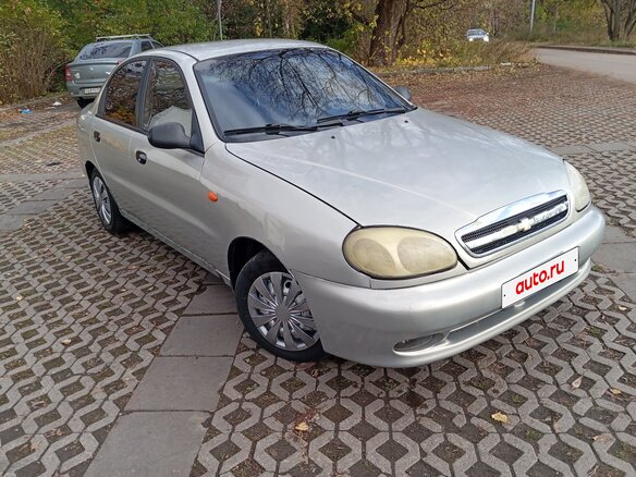 2007 Chevrolet Lanos I, серебристый, 180000 рублей - вид 2