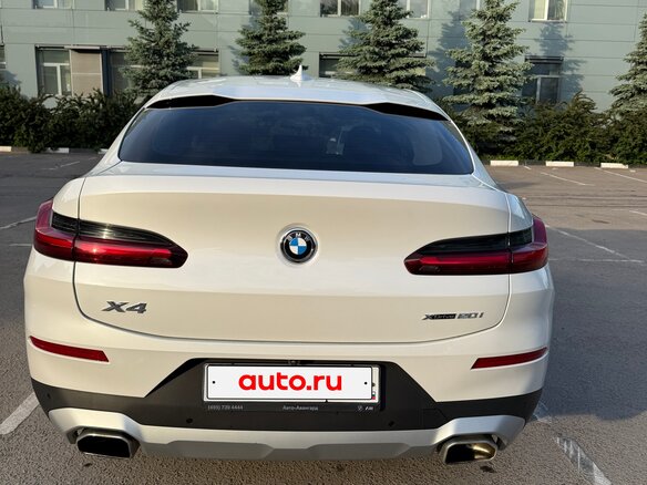 2021 BMW X4 20i II (G02) Рестайлинг, белый, 4500000 рублей - вид 10