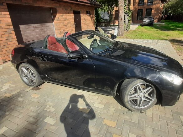 2009 Mercedes-Benz SLK-Класс 280 II (R171) Рестайлинг, чёрный, 2550000 рублей - вид 11