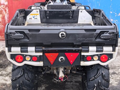 2017 BRP Can-Am Outlander 6x6 XU+ 650 T, серый, 1600000 рублей, вид 4