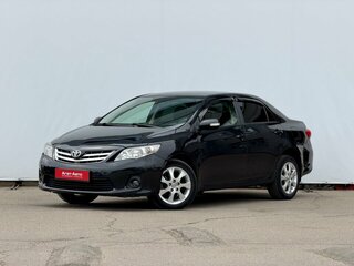 2012 Toyota Corolla X (E140, E150) Рестайлинг, чёрный, 840000 рублей, вид 1